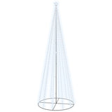 Vidaxl Kegelkerstboom 732 LEDs Cold white 160x500 cm
