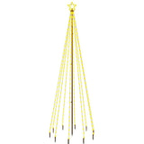 Vidaxl Christmas tree with ground pin 310 LEDs warm white 300 cm