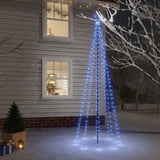 Vidaxl Christmas tree with ground pin 310 LEDs blue 300 cm