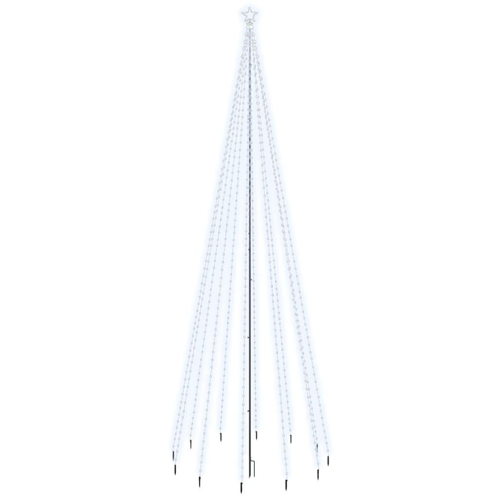 Vidaxl Christmas tree with ground pin 732 LEDs Cold white 500 cm