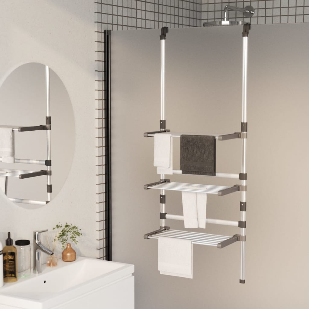 Vidaxl Dravogk 3-Layer hänken Aluminium