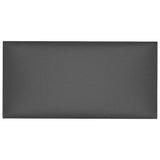 Pannelli a parete Vidaxl 12 pezzi 0,54 m² 30x15 cm in pelle artificiale grigio