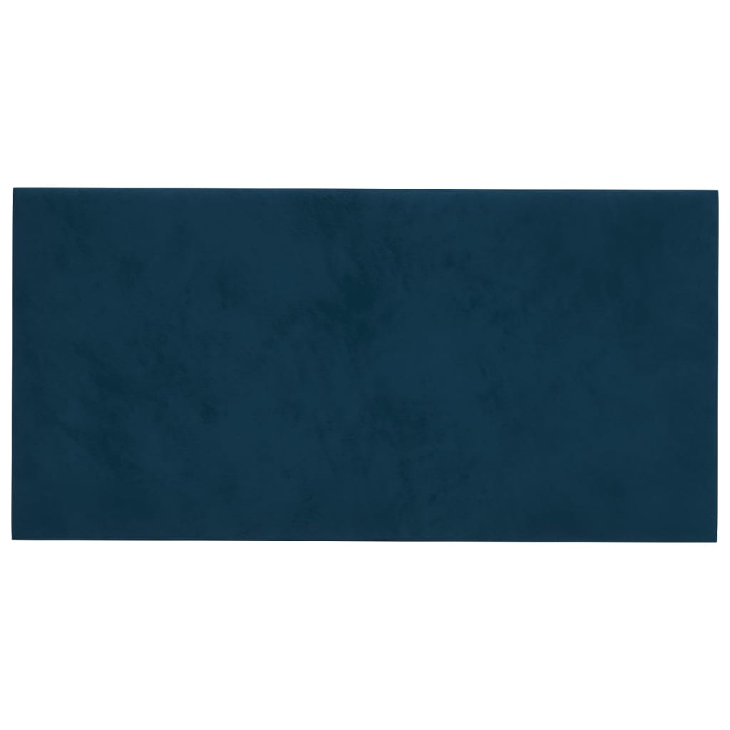Pannelli a parete Vidaxl 12 pezzi 0,54 m² 30x15 cm Blu di velluto