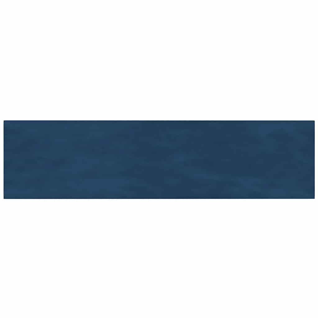 Pannelli a parete Vidaxl 12 ST 1,08 m² 60x15 cm Blu di velluto