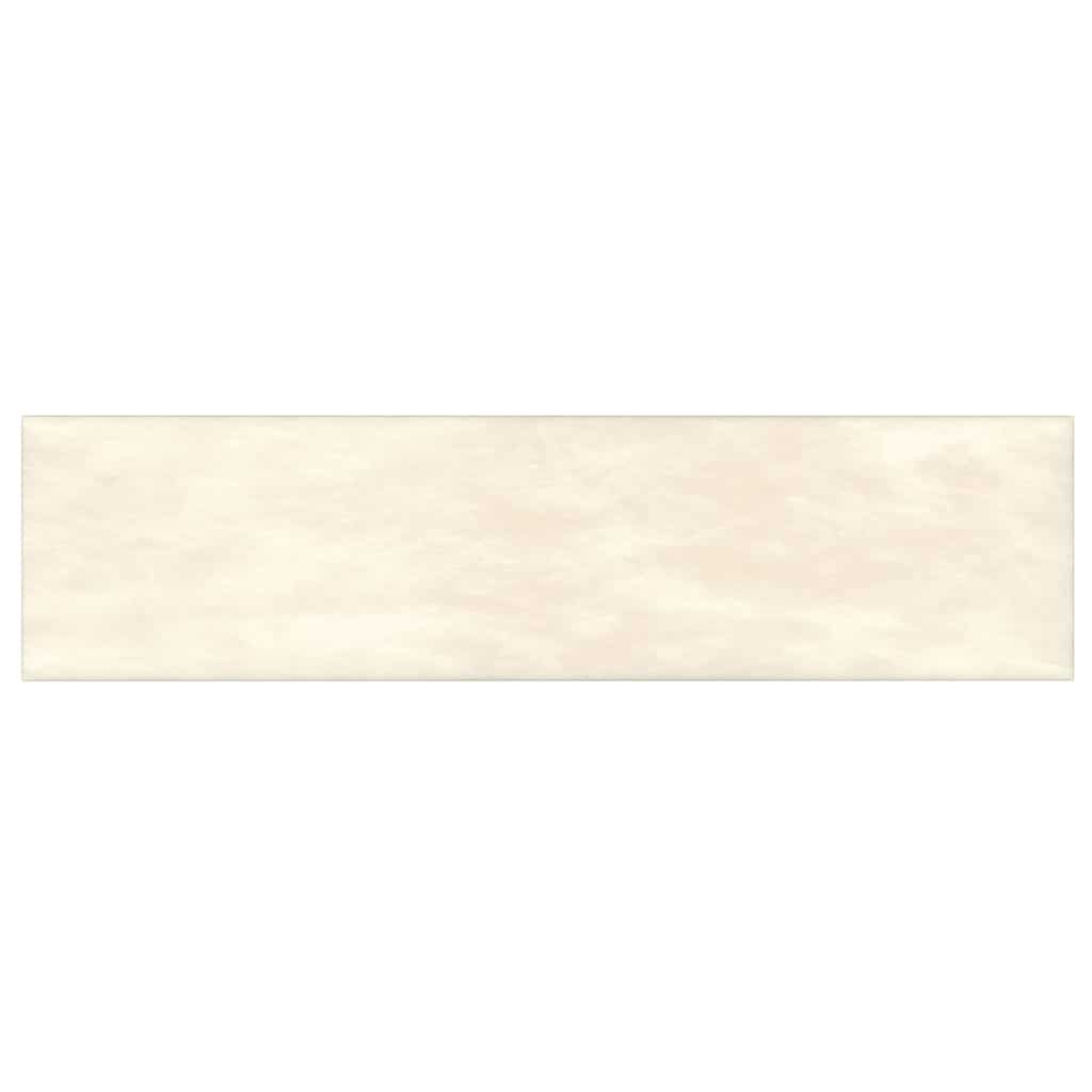 Pannelli a parete Vidaxl 12 ST 1,08 m² 60x15 cm Crema di velluto -colorato