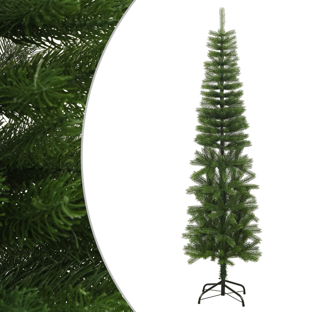 Vidaxl KunstKerstboom se standardním úzkým 210 cm PE