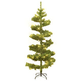 Vidaxl Kunstkerstboom med belysning och standard 150 cm PVC Green