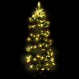Vidaxl Kunstkerstboom med belysning och standard 150 cm PVC Green