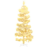 Vidaxl Kunstkerstboom med belysning och standard 150 cm PVC White