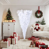 Vidaxl Kunstkerstboom avec un blanc standard de 180 cm blanc