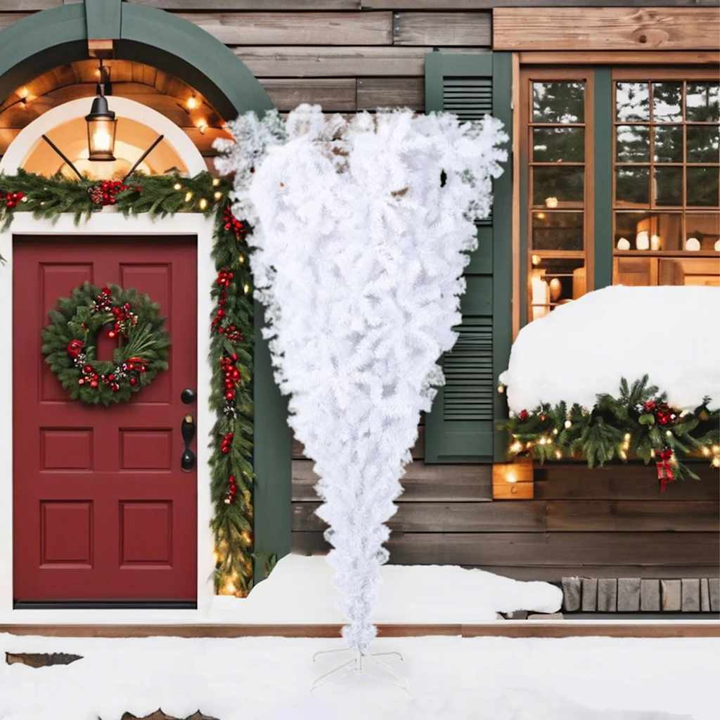 Vidaxl Kunstkerstboom with standard reverse 210 cm white