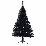 Vidaxl Kunstkerstboom com meio 150 cm de PVC preto