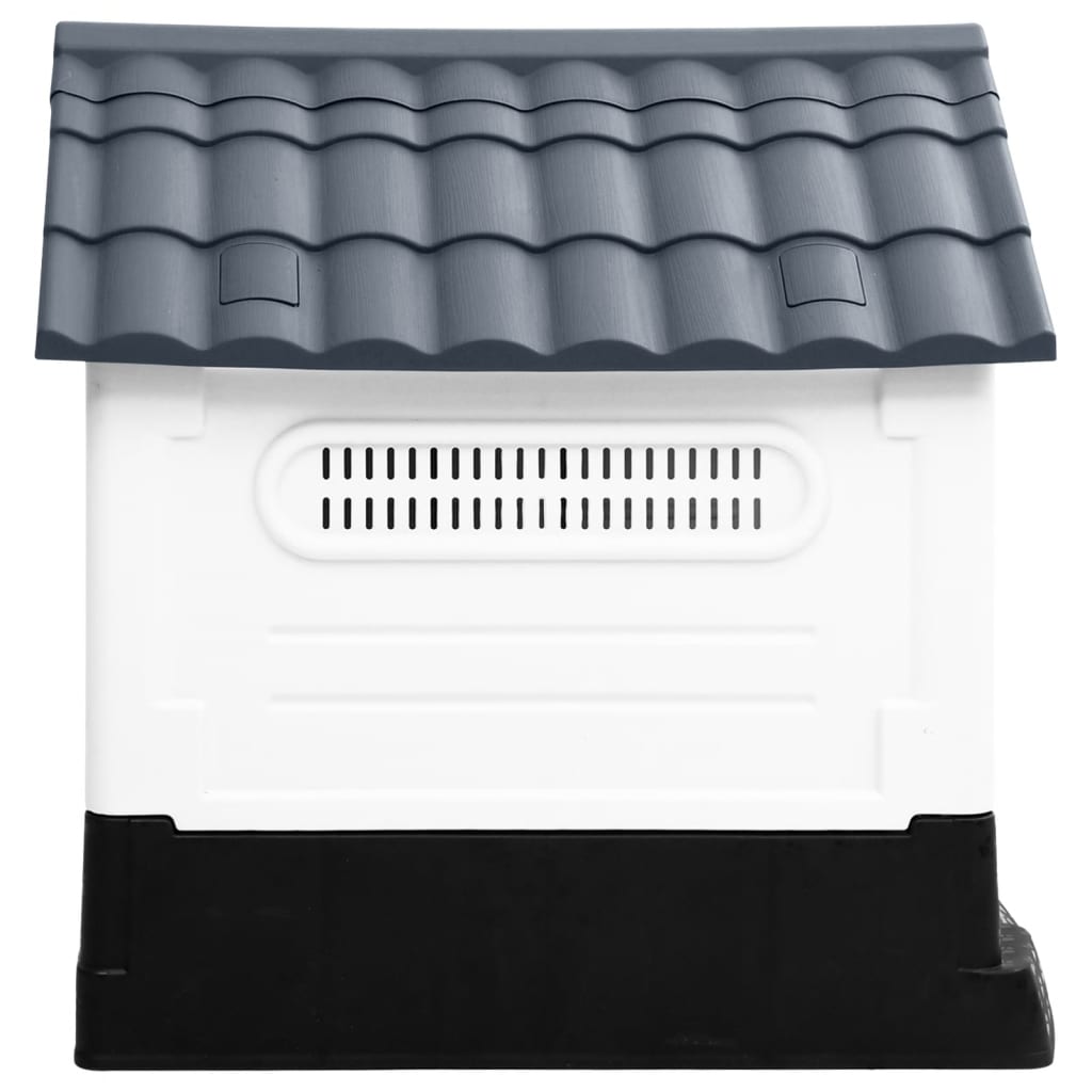 Vidaxl Dog loft 57x68x66 cm polypropen grå