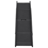 Slopy dla psa Vidaxl Stolone 153x40x12.5 cm plastikowe czarne