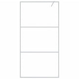 Vidaxl Walk-In duschvägg 100x195 cm transparent ESG-glas silverfärgad