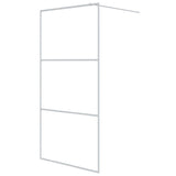 Vidaxl Walk-In duschvägg 100x195 cm transparent ESG-glasvitt
