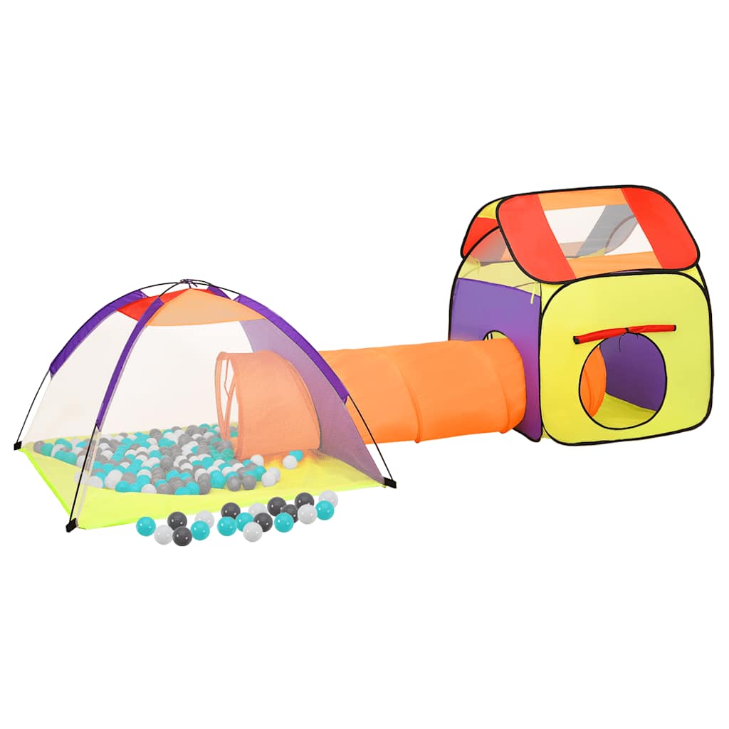 Vidaxl KinderSpeeltent Met 250 Ballen 338x123x111 cm meerkleurig