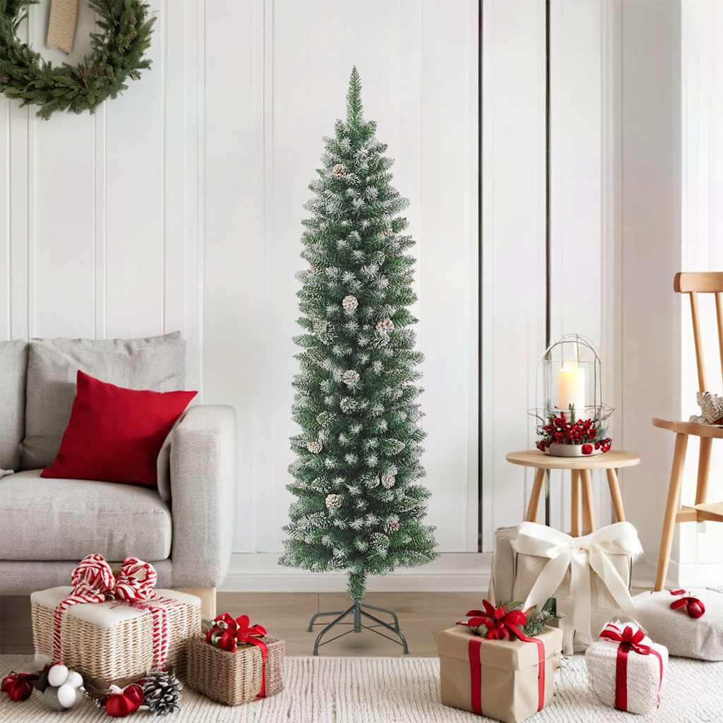 VIDAXL KUNSTKERSTBOOM SCHNELL mit Standard 180 cm PVC