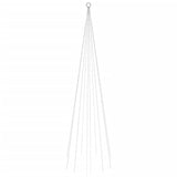 Vidaxl Flagôle arbre de Noël 310 LEDS blanc chaud 300 cm