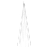 Vidaxl Flagpole Christmas Tree 732 LED Azul 500 cm
