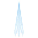 Vidaxl Flagpole Chrëschtbam 1134 LED blo 800 cm