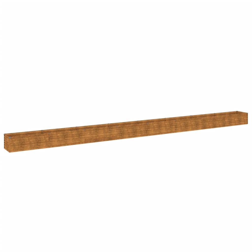 Vidaxl Planter je dvignil 770x50x36 cm Cortenstaal