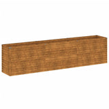 Vidaxl Planter je dvignil 291x50x69 cm Cortenstaal