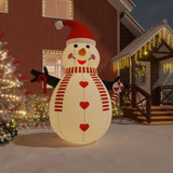 Vidaxl Inflatable Snowman with LED Lighting 360 cm