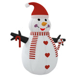Vidaxl Inflatable Snowman with LED Lights 460 cm