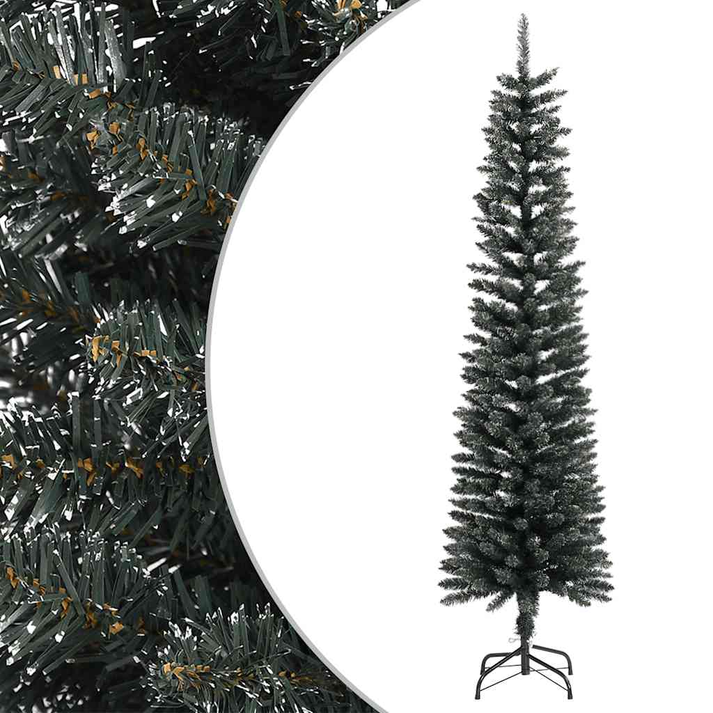 Vidaxl Kunstkerstboom with standard narrow 180 cm PVC green