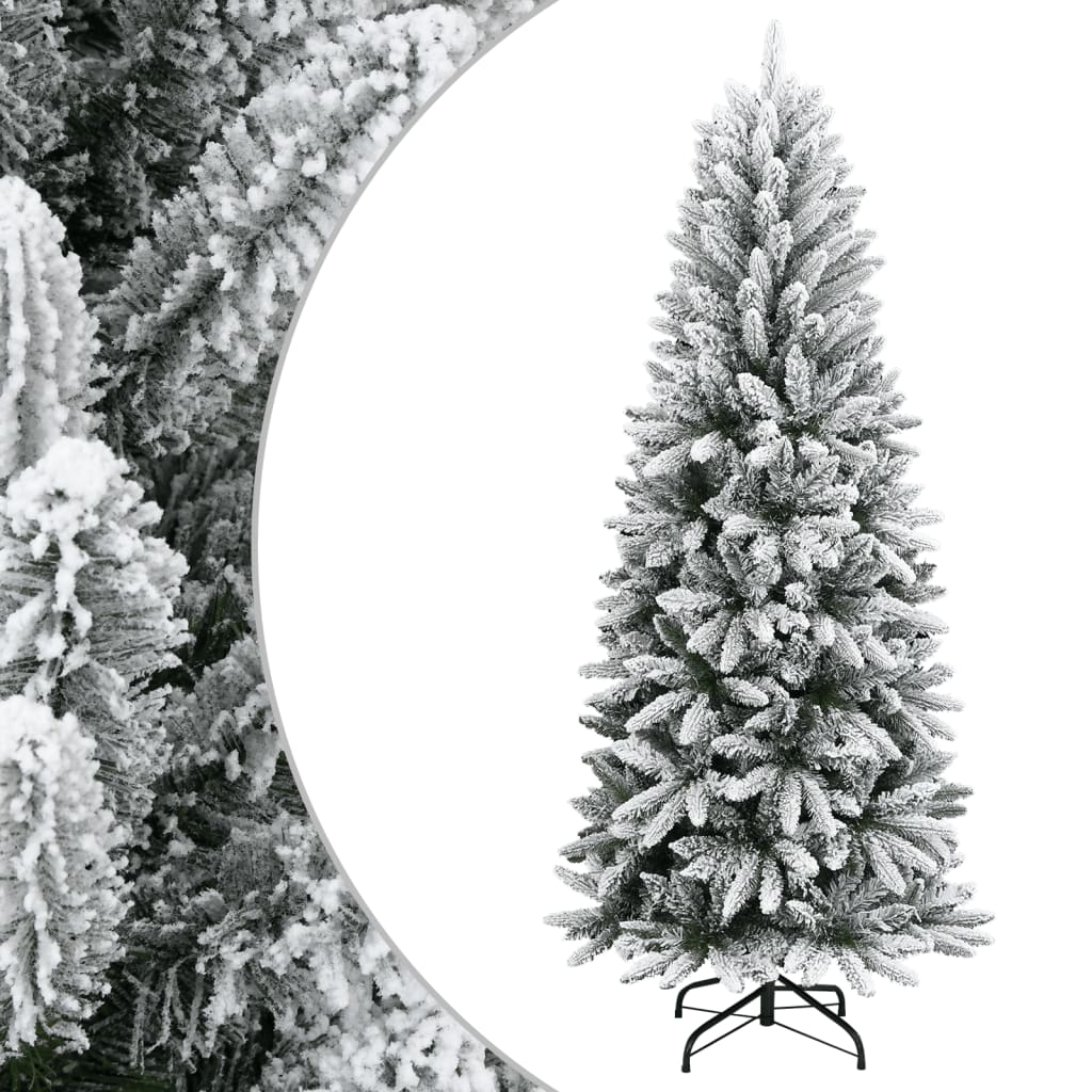 Vidaxl Kunstkerstboom with snow 120 cm PVC and PE