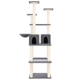 Vidaxl Cat Furniture z Sisal Scrating Posts 167 cm ciemnoszary