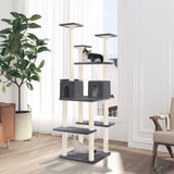 Vidaxl Cat Furniture z Sisal Scrating Posts 167 cm ciemnoszary