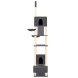Vidaxl cat furniture floor to ceiling 277-303 cm dark gray