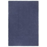 Vidaxl Rug Rectangular 160x230 CM Cotton Navy Blue