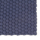 Vidaxl Rug Rectangular 160x230 CM Cotton Navy Blue