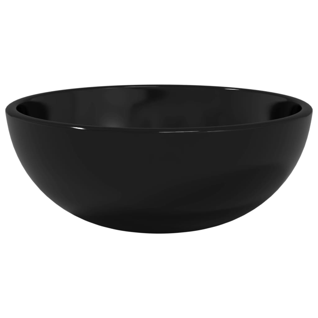 Vidaxl Washbasin 30x12 cm de vidrio templado negro