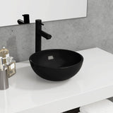 Vidaxl Washbasin 30x12 cm de vidrio templado negro