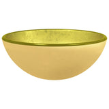 Vidaxl Washbasin 30x12 cm Tempered glass gold colored