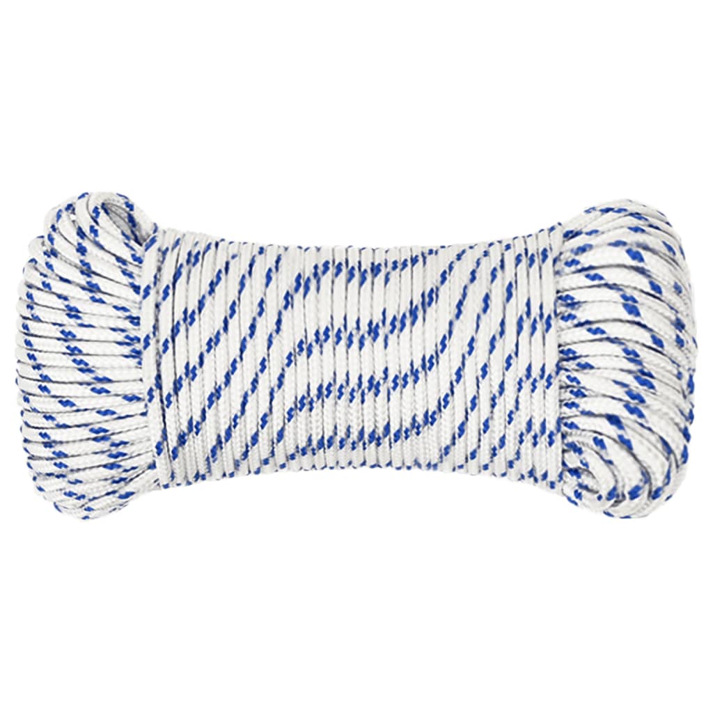 Vidaxl Boot Rope 4 mm 25 m polypropylenhvit