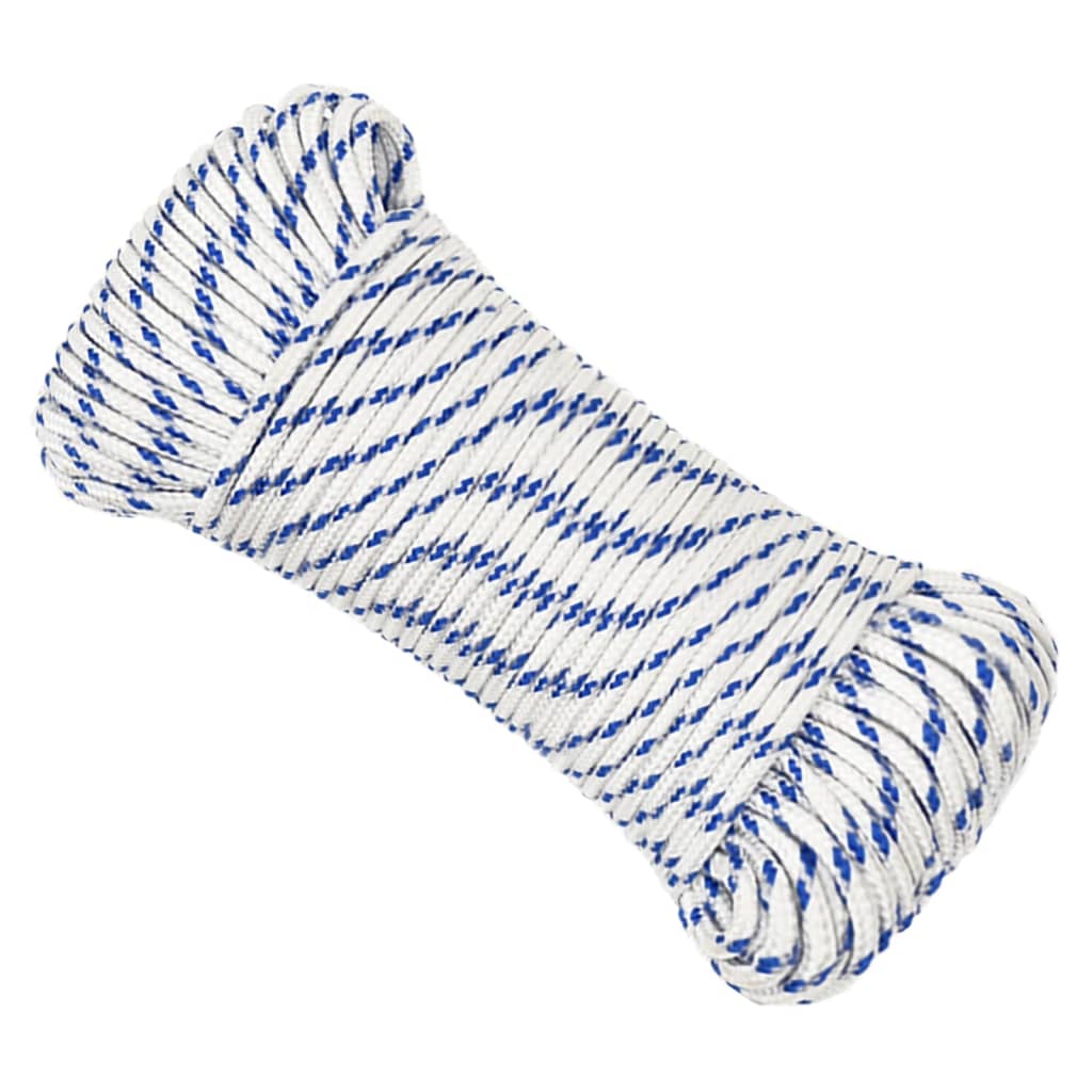 Vidaxl Boot Rope 4 mm 100 m Polropypylene wäiss