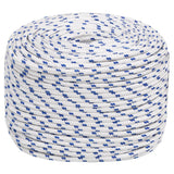 Vidaxl Boot Rope 8 mm 50 m Polypropylene white