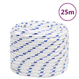 Vidaxl Boot Rope 18 mm 25 m Polypropylene white
