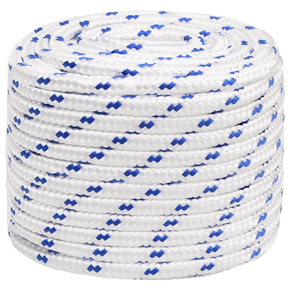 Vidaxl Boot Rope 18 mm 25 m Polypropylene white