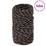 Vidaxl Boot rope 2 mm 50 m polypropylene black