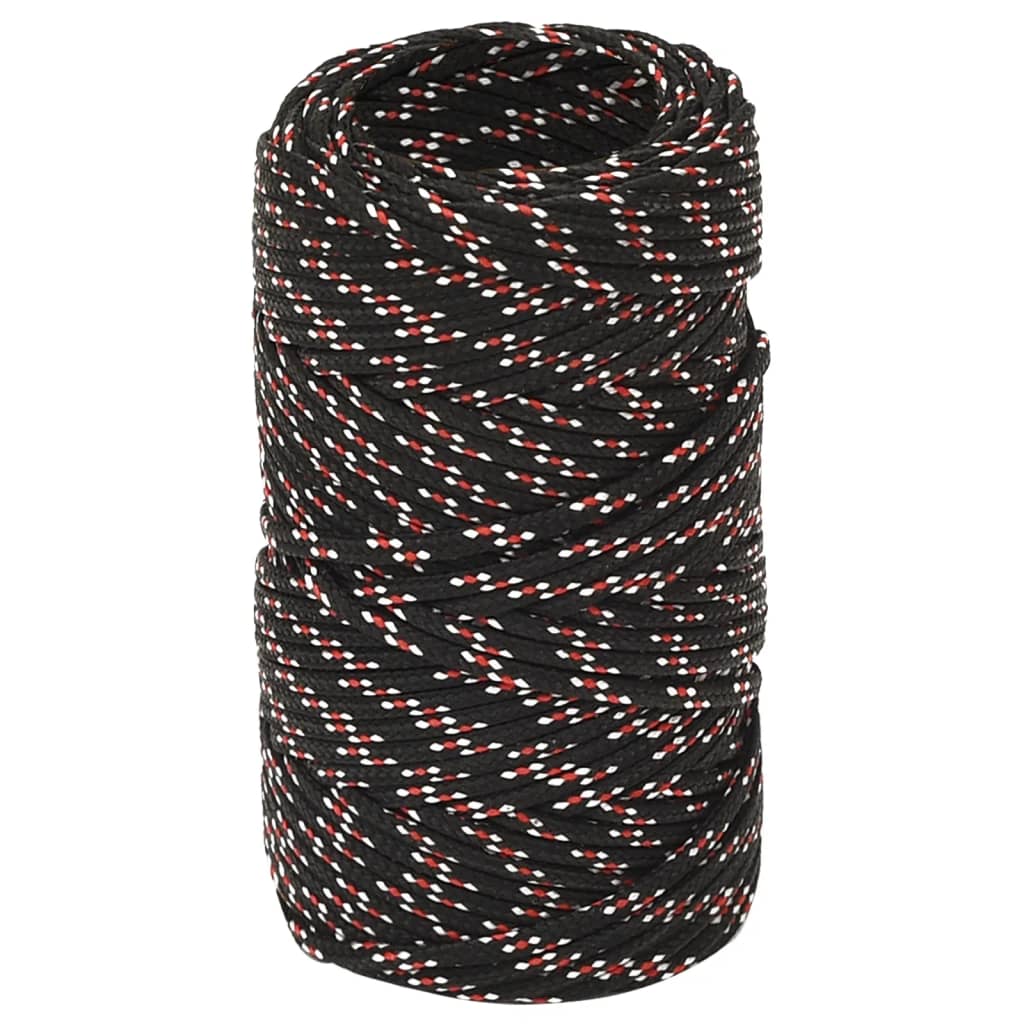 Vidaxl Boot rope 2 mm 50 m polypropylene black