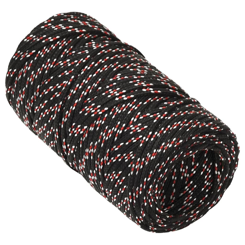 Vidaxl Boot rope 2 mm 50 m polypropylene black
