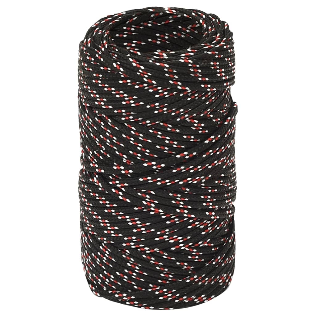 Vidaxl Boot rope 2 mm 100 m polypropylene black