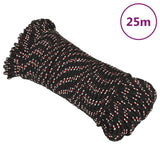 Vidaxl Boot rope 5 mm 25 m polypropylene black