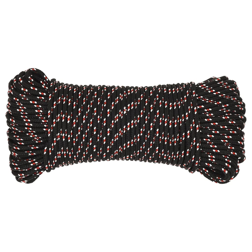 Vidaxl Boot rope 5 mm 25 m polypropylene black